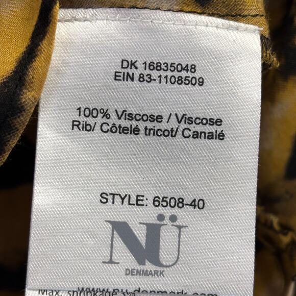 Nu Denmark Women's Abstract Tie Dye Boho Indie Henley Top Size S Free-Spirited - Picture 8 of 9